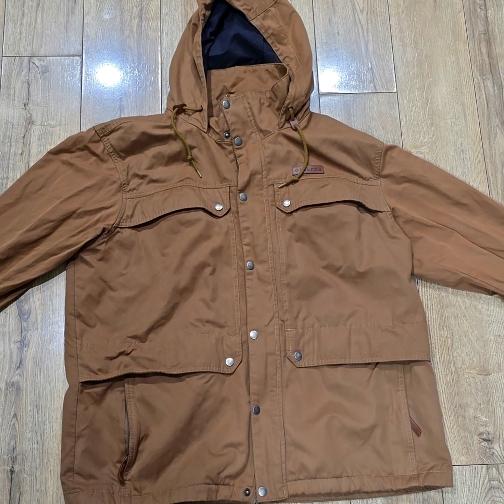 Columbia Outdoor Tan Coat XL